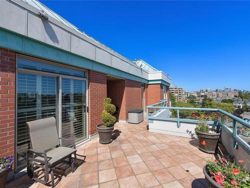 1101-630 Montreal St, Victoria, BC - Outdoor With Deck Patio Veranda With Exterior