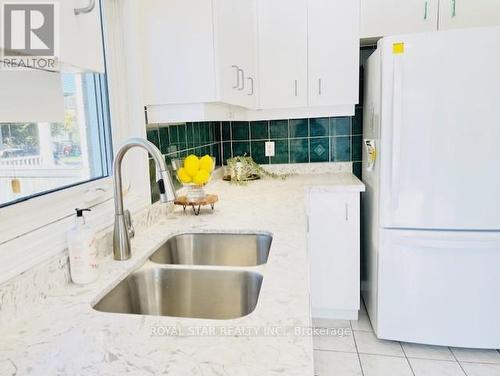 2439 Bankside Drive W, Mississauga, ON - Indoor Photo Showing Kitchen With Double Sink