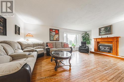 5100 White Church Road, Hamilton, ON - Indoor Photo Showing Living Room With Fireplace