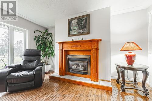 5100 White Church Road, Hamilton, ON - Indoor Photo Showing Living Room With Fireplace