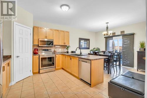 64 Spotted Owl Crescent, Brampton, ON - Indoor Photo Showing Kitchen With Double Sink