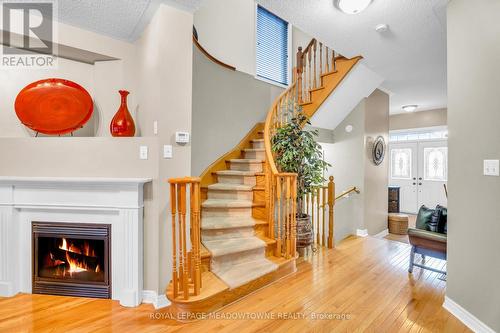 64 Spotted Owl Crescent, Brampton, ON - Indoor Photo Showing Other Room With Fireplace