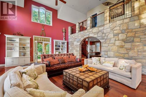 190 Melissa Lane, Tiny, ON - Indoor Photo Showing Living Room With Fireplace