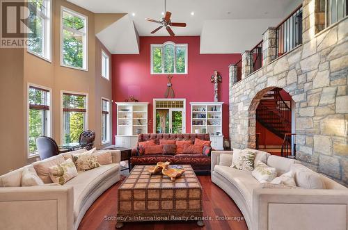 190 Melissa Lane, Tiny, ON - Indoor Photo Showing Living Room With Fireplace