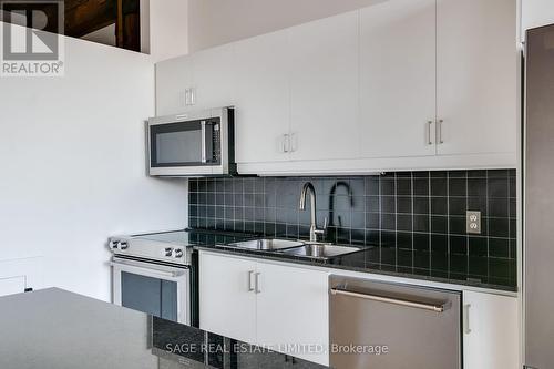 223 - 993 Queen Street W, Toronto, ON - Indoor Photo Showing Kitchen With Double Sink With Upgraded Kitchen