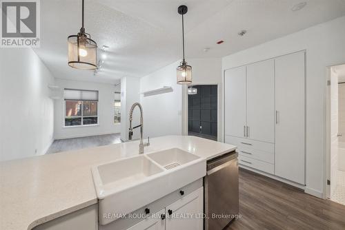 103 - 801 King Street W, Toronto, ON - Indoor Photo Showing Kitchen With Double Sink