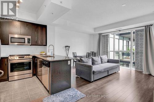 1018 - 15 James Finlay Way, Toronto, ON - Indoor Photo Showing Kitchen With Stainless Steel Kitchen