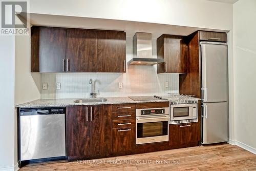 2211 - 352 Front Street W, Toronto, ON - Indoor Photo Showing Kitchen With Stainless Steel Kitchen With Upgraded Kitchen