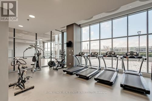 602 - 2081 Fairview Street, Burlington, ON - Indoor Photo Showing Gym Room