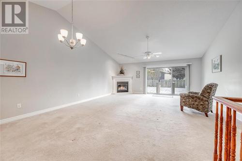 507 Louisa Street Unit# B, Point Edward, ON - Indoor Photo Showing Living Room With Fireplace