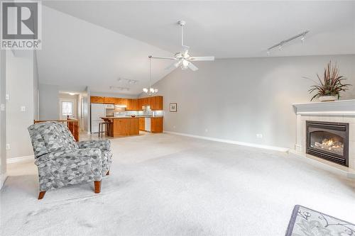 507 Louisa Street Unit# B, Point Edward, ON - Indoor Photo Showing Living Room With Fireplace