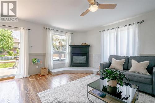 166 Stirling Street, Lakeshore, ON - Indoor Photo Showing Living Room With Fireplace