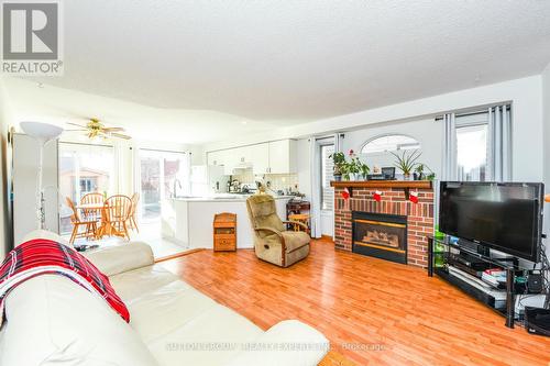 48 Yellow Brick Road, Brampton, ON - Indoor Photo Showing Living Room With Fireplace