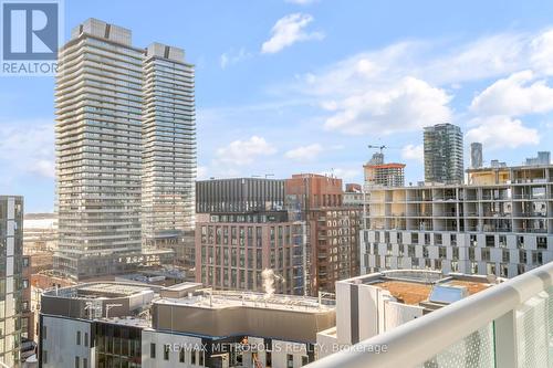 1107 - 425 Front Street E, Toronto, ON - Outdoor With Balcony With Facade