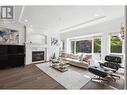 1521 W 61 Street, Vancouver, BC  - Indoor Photo Showing Living Room With Fireplace 