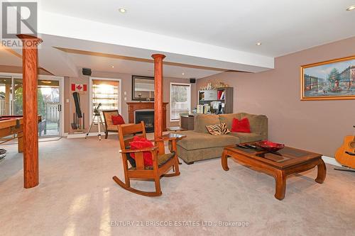 30 Foundry Lane, Whitby, ON - Indoor Photo Showing Living Room With Fireplace