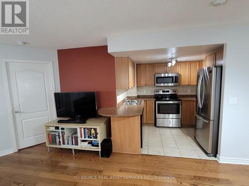 506 - 4080 Living Arts Drive, Mississauga, ON - Indoor Photo Showing Kitchen With Stainless Steel Kitchen