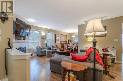 1002 Peachcliff Drive, Okanagan Falls, BC - Indoor Photo Showing Living Room With Fireplace