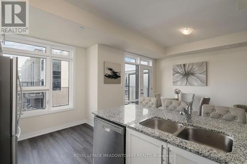 108 - 1565 Rose Way, Milton, ON - Indoor Photo Showing Kitchen With Double Sink