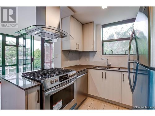 5Xx 5933 Cooney Road, Richmond, BC - Indoor Photo Showing Kitchen With Double Sink