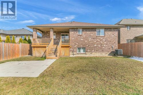 1055 Thunderbay Avenue, Windsor, ON - Outdoor With Deck Patio Veranda