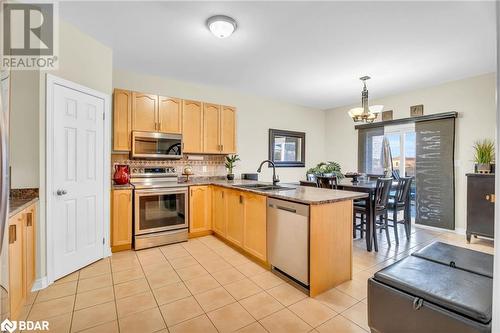 64 Spotted Owl Crescent, Brampton, ON - Indoor Photo Showing Kitchen With Double Sink