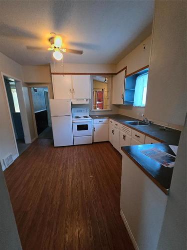 19 5Th Avenue W, Souris, MB - Indoor Photo Showing Kitchen With Double Sink