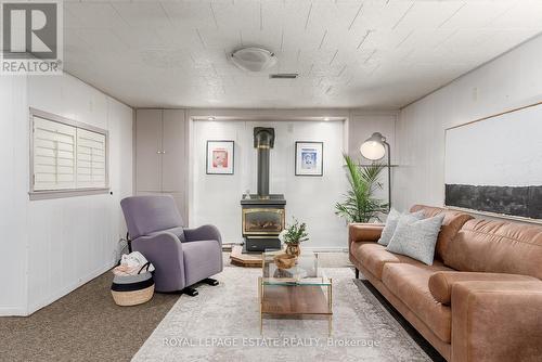 82 Lochleven Drive, Toronto, ON - Indoor Photo Showing Living Room With Fireplace