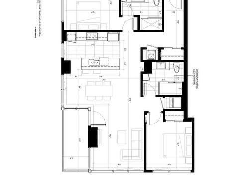 Plan (croquis) - 1202-365 Rue St-André, Montréal (Ville-Marie), QC - Other