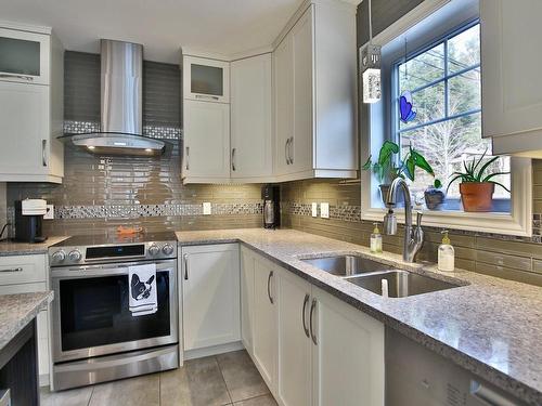 Kitchen - 101 Rue Quévillon, Granby, QC - Indoor Photo Showing Kitchen With Double Sink