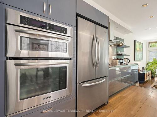 317 Keewatin Ave, Toronto, ON - Indoor Photo Showing Kitchen With Stainless Steel Kitchen