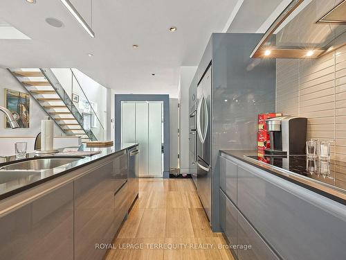 317 Keewatin Ave, Toronto, ON - Indoor Photo Showing Kitchen With Double Sink