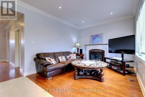 31 Shaver Avenue S, Toronto, ON - Indoor Photo Showing Living Room With Fireplace