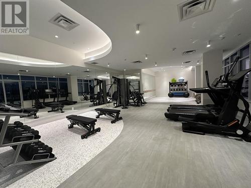 906 505 Nelson Street, Coquitlam, BC - Indoor Photo Showing Gym Room