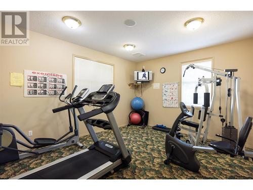 Community Clubhouse - 555 Houghton Road Unit# 118, Kelowna, BC - Indoor Photo Showing Gym Room