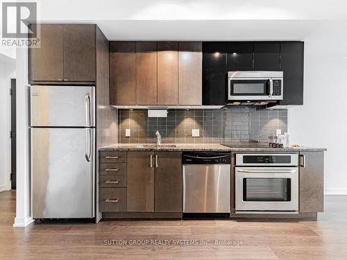 3016 - 98 Lilian Street, Toronto, ON - Indoor Photo Showing Kitchen With Stainless Steel Kitchen With Upgraded Kitchen