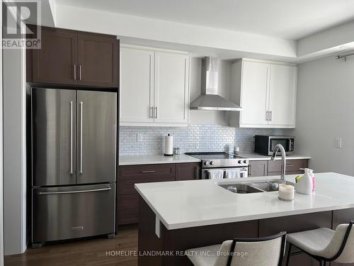 314 Laplante Street, Newmarket, ON - Indoor Photo Showing Kitchen With Double Sink With Upgraded Kitchen