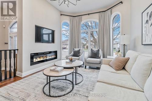 89 Court Drive, Brant, ON - Indoor Photo Showing Living Room With Fireplace