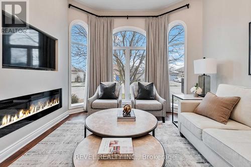 89 Court Drive, Brant, ON - Indoor Photo Showing Living Room With Fireplace