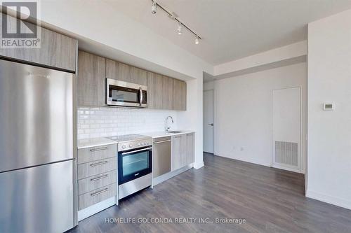 2702 - 28 Wellesley Street E, Toronto, ON - Indoor Photo Showing Kitchen With Stainless Steel Kitchen