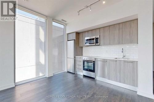 2702 - 28 Wellesley Street E, Toronto, ON - Indoor Photo Showing Kitchen With Stainless Steel Kitchen