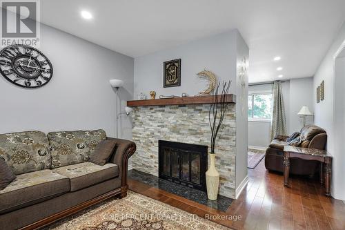 906 Cahill Drive W, Ottawa, ON - Indoor Photo Showing Living Room With Fireplace