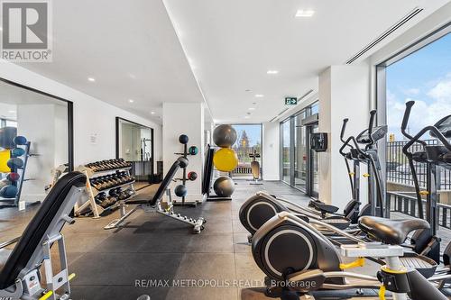 1409 - 10 De Boers Drive, Toronto, ON - Indoor Photo Showing Gym Room