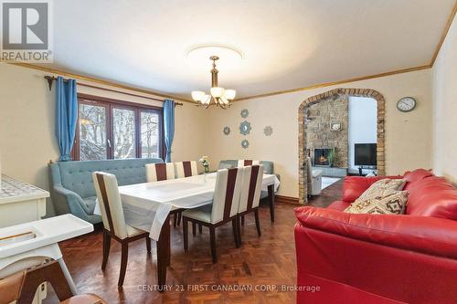 239 Woodworth Crescent, St. Thomas, ON - Indoor Photo Showing Dining Room With Fireplace