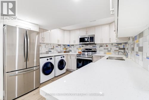 Bsmt - 33 Tweedie Crescent, Whitby, ON - Indoor Photo Showing Kitchen With Stainless Steel Kitchen