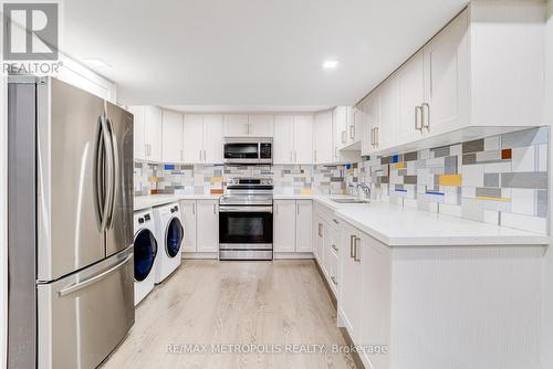 Bsmt - 33 Tweedie Crescent, Whitby, ON - Indoor Photo Showing Kitchen With Stainless Steel Kitchen