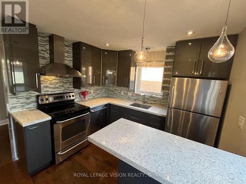 445 Shaw Street, Toronto, ON - Indoor Photo Showing Kitchen With Stainless Steel Kitchen With Upgraded Kitchen