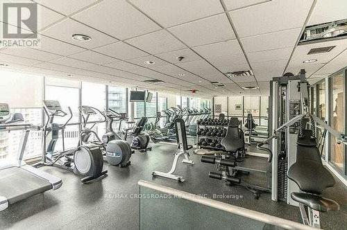 1412 - 24 Wellesley Street W, Toronto, ON - Indoor Photo Showing Gym Room