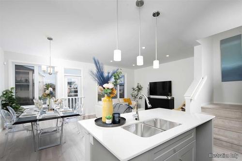 40 Saddle Creek Cove, Winnipeg, MB - Indoor Photo Showing Kitchen With Double Sink