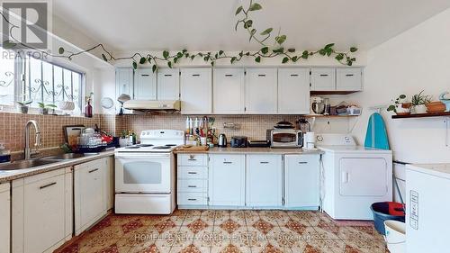 32 Markham Street, Toronto, ON - Indoor Photo Showing Kitchen With Double Sink